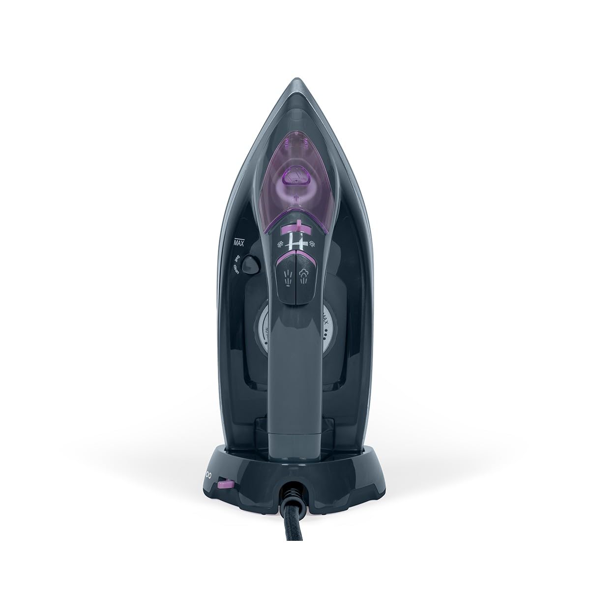 Livoo - Plancha inalámbrica DOM483 - con o inalámbrico, suela cerámica, 2200W, capacidad 350 ml, termostato ajustable, flujo de vapor 0 a 30 g/min