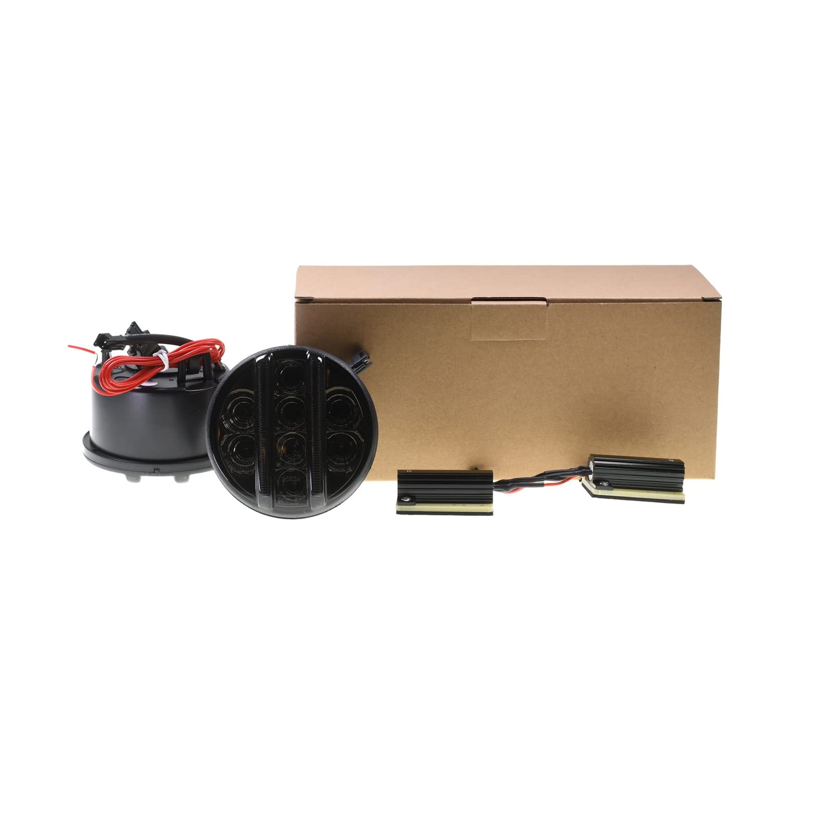 VINSTAR 2X Smoke getönte LED Front Blinker Standlicht kompatibel mit Wrangler JK 2007-2015
