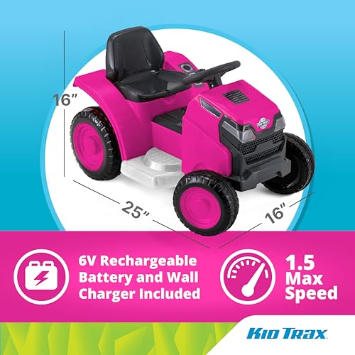 Kid Trax 6V Mow and Go Ride On Lawn Mower - Electric Cars for Kids, Toddler Outdoor Toys, Toddler Car, Kids Ride On Toys, Easy Drive, Durable, Ages 18-30 Months, Max Weight 44 lbs. 1.5 MPH by Kid Trax - Image 5