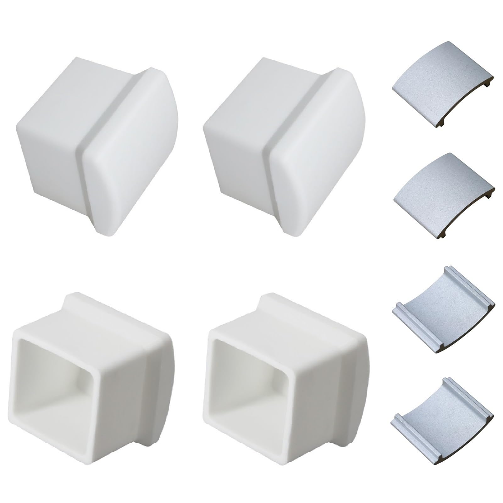 Ersatz-Gummi-Endkappen Für Leiter-Stabilisatoren – 2 Paar, Weiß, Passend Für AC78 & AC96