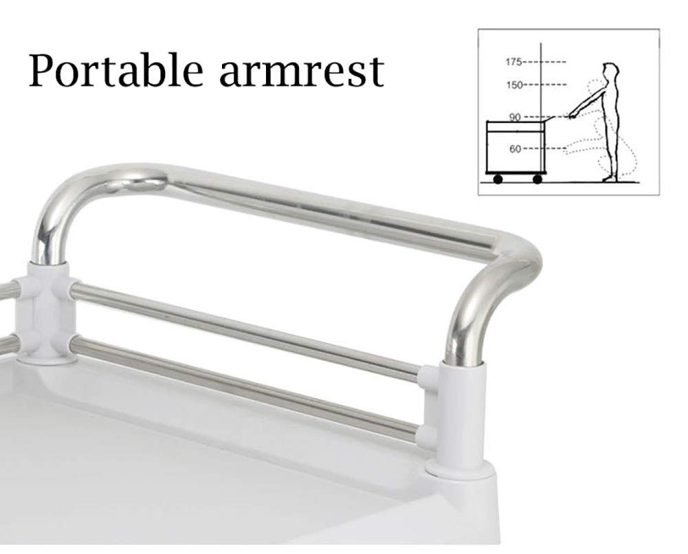 Carrello a mano mobile resistente e di servizio su ruote, versatile carrello per spa, uso domestico e spa - durevole, facile da manovrare, multiuso