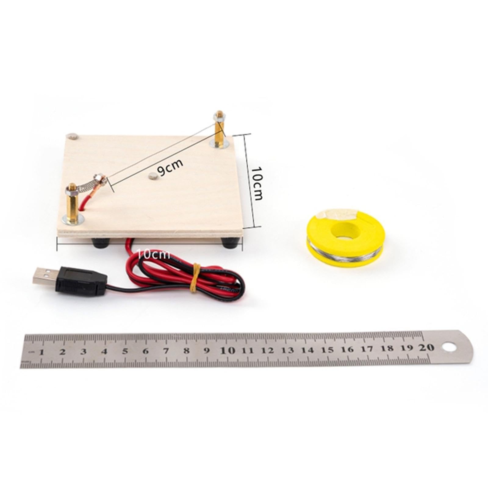 Milageto Coupe-ruban de coupe thermique, coupe-corde électrique, fournitures légères, 5V/2A, outil de coupe thermique, coupe-chaud pour corde tressée, avec fil