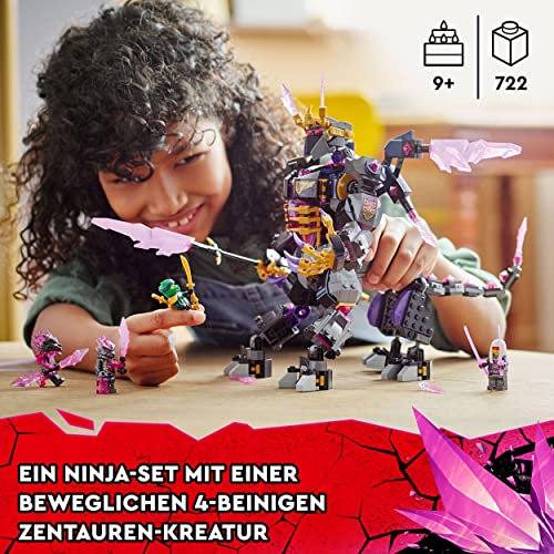 LEGO 71772 NINJAGO Der Kristallkönig Set mit beweglicher Action-Figur der Zentaur-Kreatur und exklusiver Lloyd-Minifigur, Spielzeug für Kinder – Bild 3