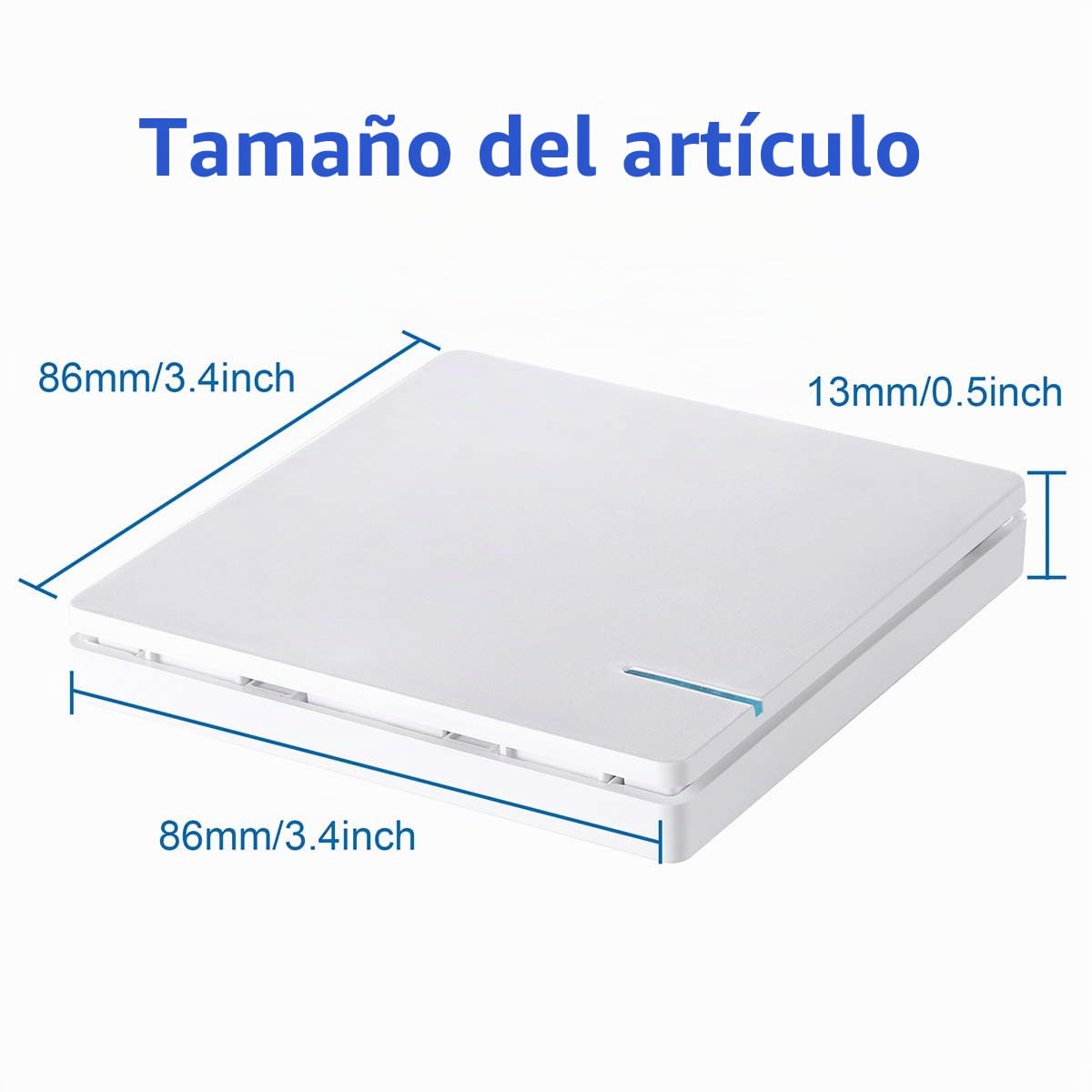 Mengshen Interruptor De Luz Inalámbrico Y Kit De Receptor - Alcance De Hasta 100 Pies E Impermeable IP54, Ideal Para Lámpara De Techo De Pared, Lámpara De Luz LED