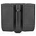 BLACKHAWK! 410610PBK Double Stack Double Mag Case (9 mm, 10mm, .40 Cal, and .45 Cal), Matte Finish, Black