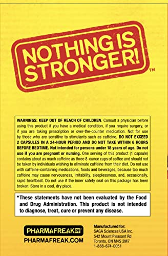 Pharmafreak Ripped Freak 60ct - USA - Hybrid Fat Burner - Image 4