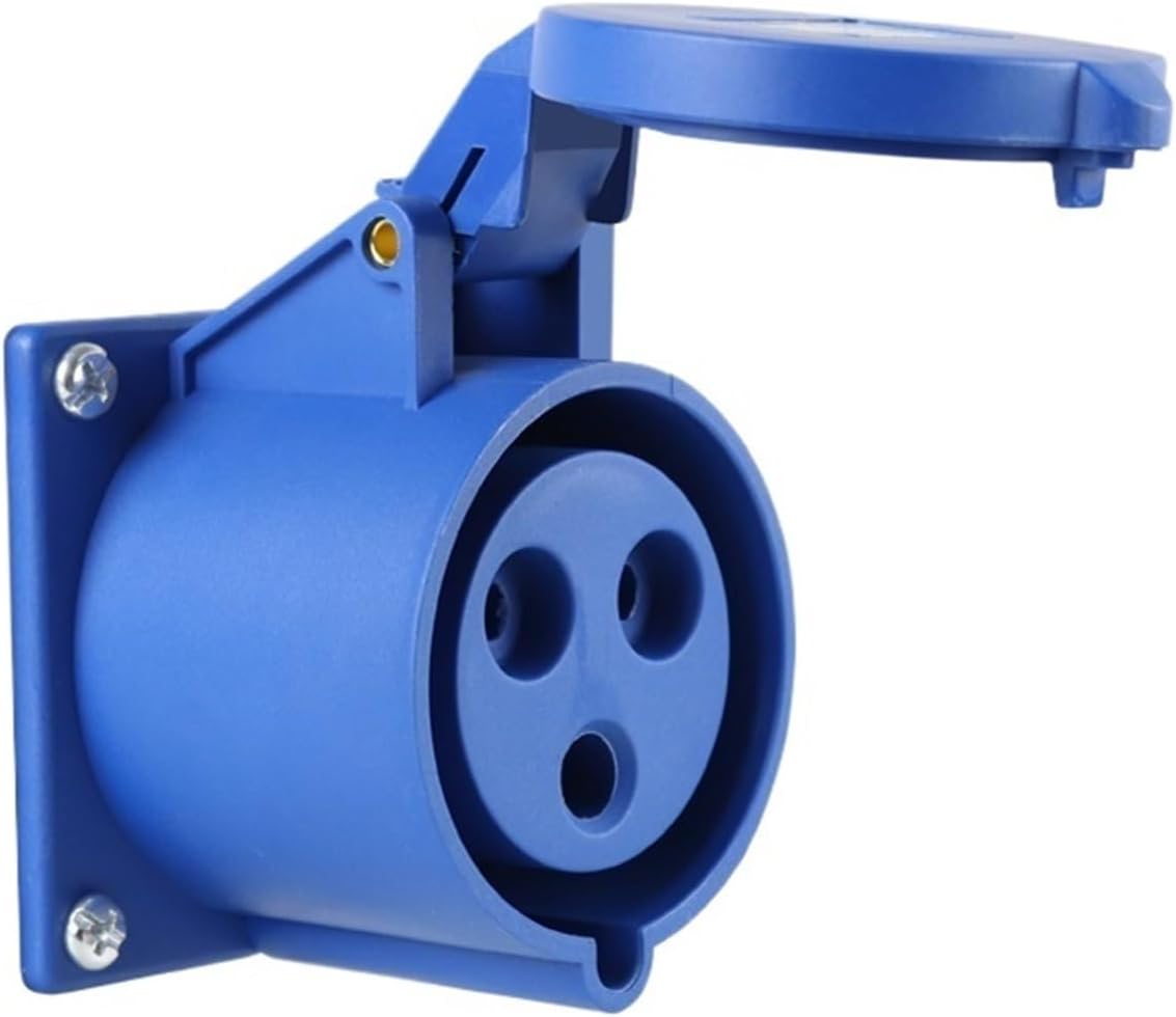 Industrial and socket 3 core 16A docking aviation waterproof and dustproof non-explosion-proof connector three-phase power(Plug)