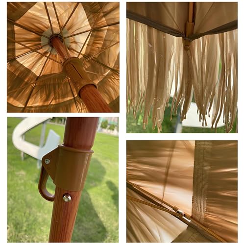 Parasol hawaïen pliable à installation facile pour bloquer le soleil changeant - 4