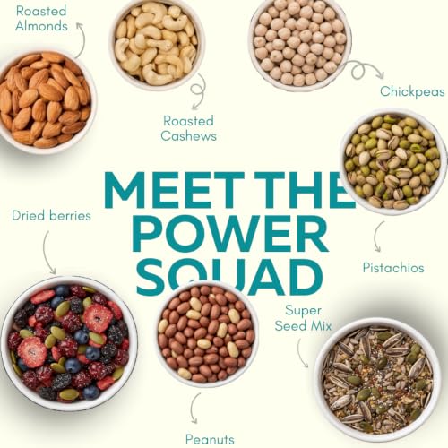 Image of Zucchero Superfood Trail Mix (800g) - 17 in 1 Roasted & Salted Nut, Seed & Berry Ultimate Mix | Oil Free | Extra Crunch | Zero Cholesterol | Protein Dense | Fitness Mix