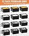 INCLY 278PCS Pegboard Accessories Organizer Kit, Peg Board Hooks Assortment with Bins for Organizing Various Tools, Fit 1/8 or 1/4 inch Pegboard for Hanging Storage, Garage Wall Attachments