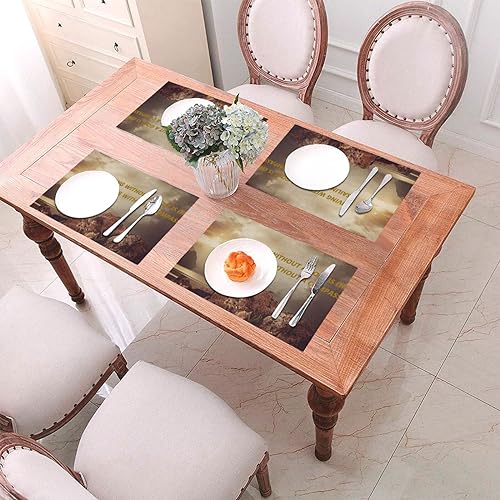 Set de table design en PVC de qualité supérieure résistant et esthétique pour réception - 8