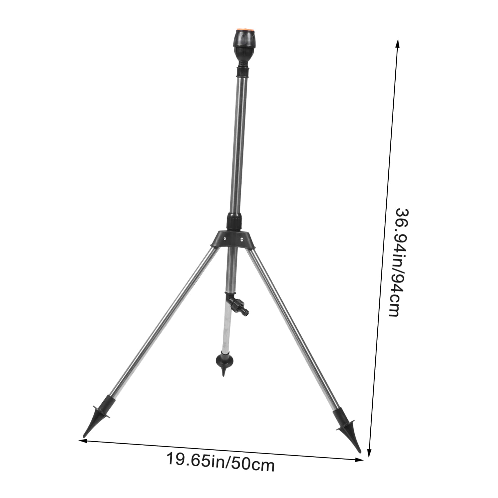 Sosoport Arroseur Rotatif à Degrés Trépied Arrosage Automatique Système Irrigation pour Jardin Et Pelouse Arroseur Pratique Et Étanche