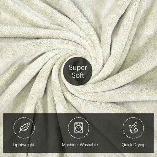Image of Cortina Premium Solid Towels for Bath 70 x 140 cm 500 GSM Microfiber Bath Towels, Ultra Soft, Highly Absorbent & Quick Dry for Gym, Beach & Bathroom Towels for Men, Women & Kids Color : White