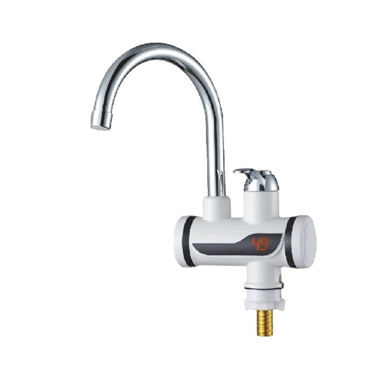 LNHHG Digital Display Instant Hot Water Tap,Tankless Electric Faucet,Kitchen Faucet Water Heater(Under inflow)