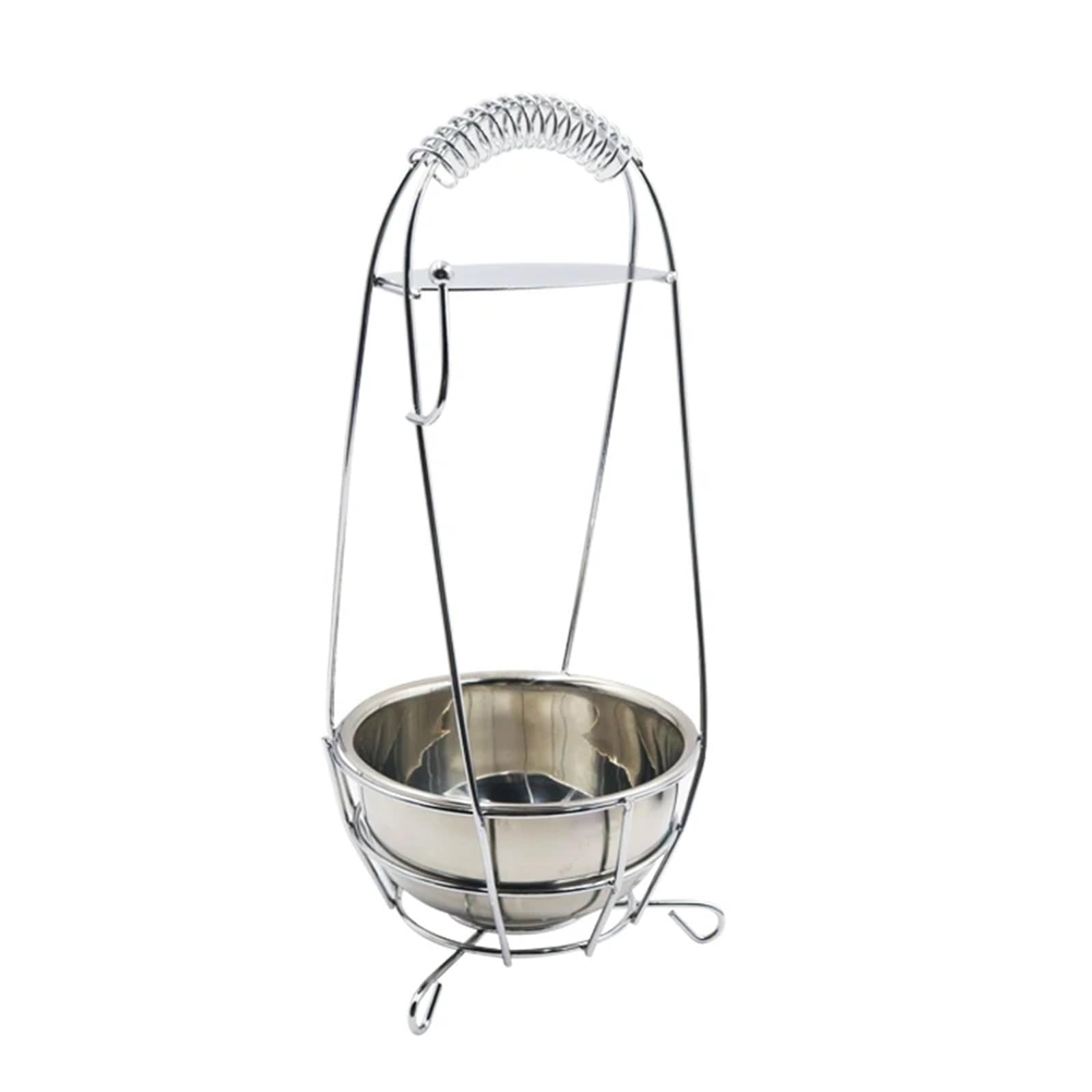 Charcoal Baskets 1PCS Silver Metal Hookah Charcoal Holder Basket Shisha Carbon Basket for Shisha for Baking
