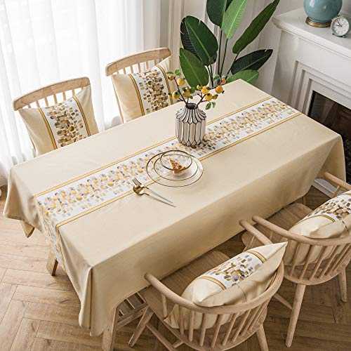 Nappe polyester de cuisine lavable et tapis de table