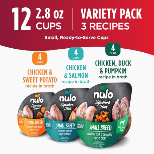 Image of Nulo Signature Stews Variety Pack: Small Breed Wet Dog Food, 2.8 oz, Pack of 12