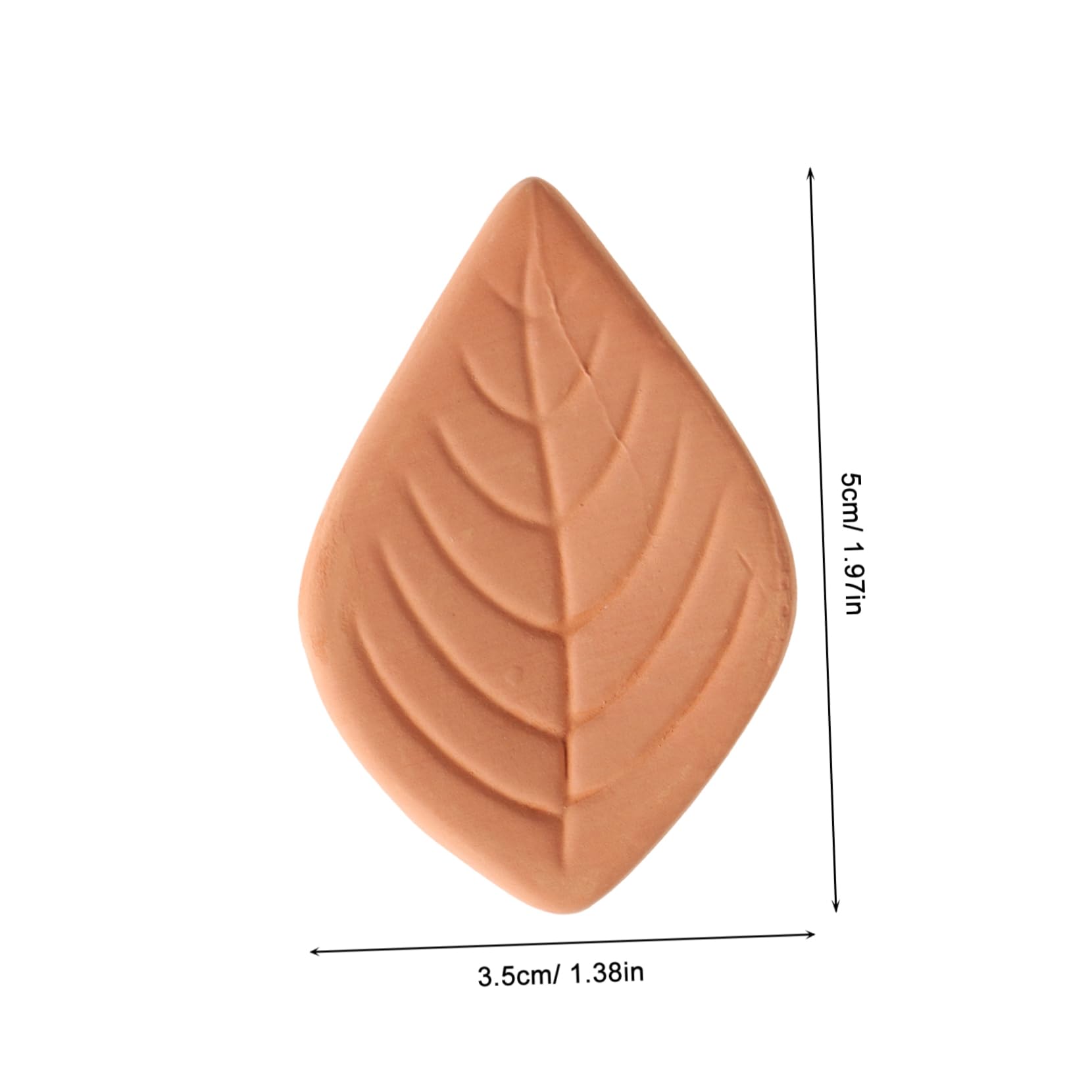 CIYODO 6Pcs Terracotta Sugar Saver Reusable Sugar Keeper for Softening Food Storage Leaf Shape Design for Convenient Kitchen Organization