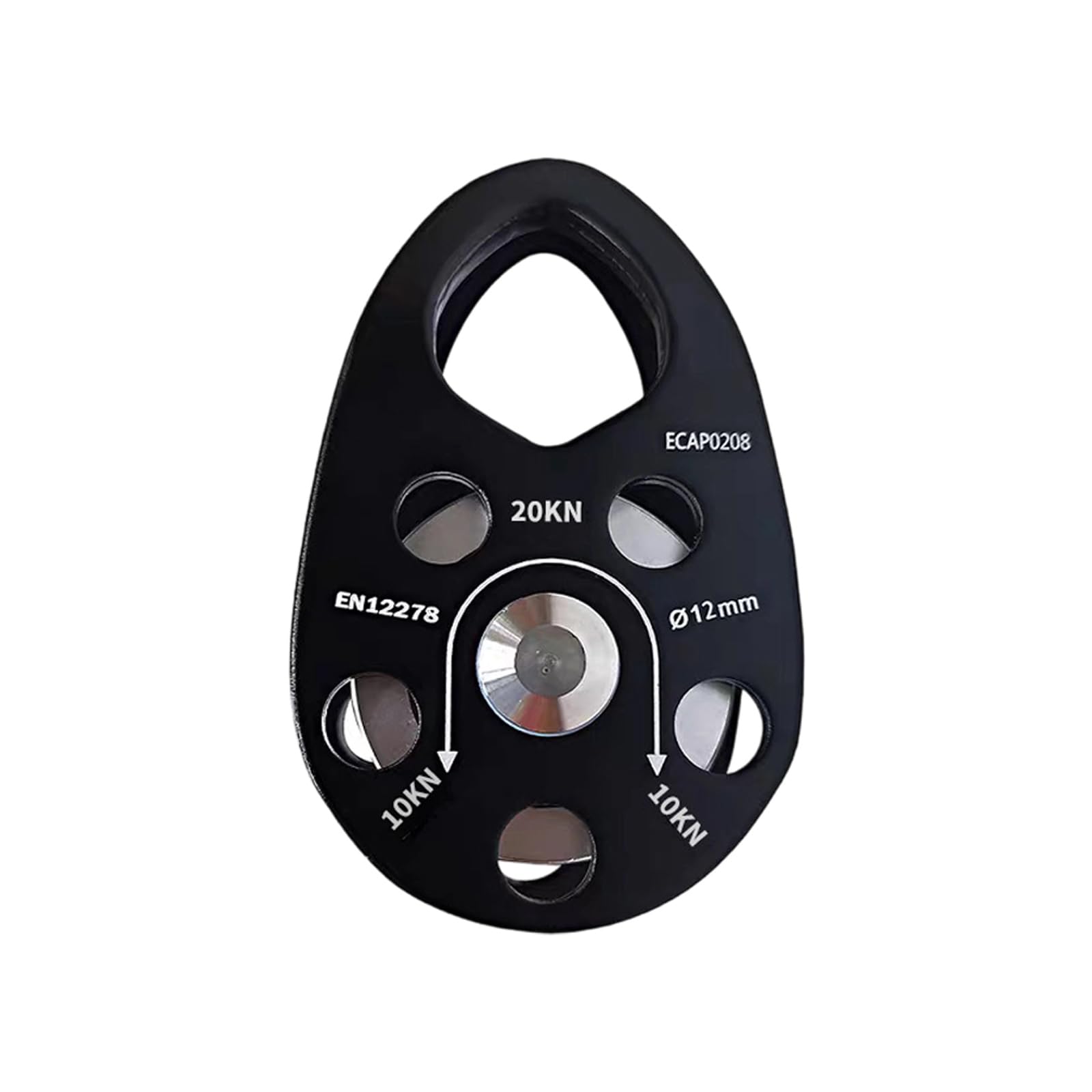 Smooth Rolling Bearing Single Pulley with Anodized Aluminum Construction for Gym Equipment and Furniture Moving Outdoor Lifting Pulley Wheel