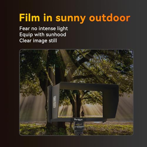 Image of Portkeys HD7H 7'' Camera Monitor 1000nit High Brightness Field Monitor with Top Shortcut Keys Suitable for DSLR Camcorder