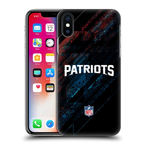 Funda rígida New England Patriots iPhone XS evita arañazos diarios