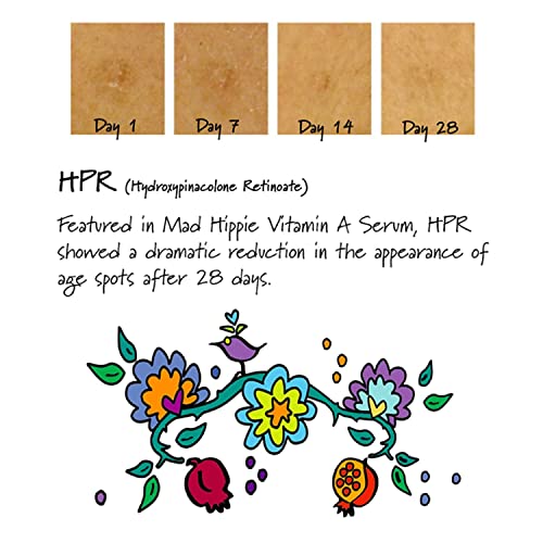 Mad Hippie Skin Care Set, Day & Night Dual Pack Includes 1 - Vitamin C Serum With Vitamin E & 1 - Vitamin A Serum With Hpr & Aloe, Natural Vegan Active Ingredients, Travel Size, 0.5 Fl Oz Ea #TOP6