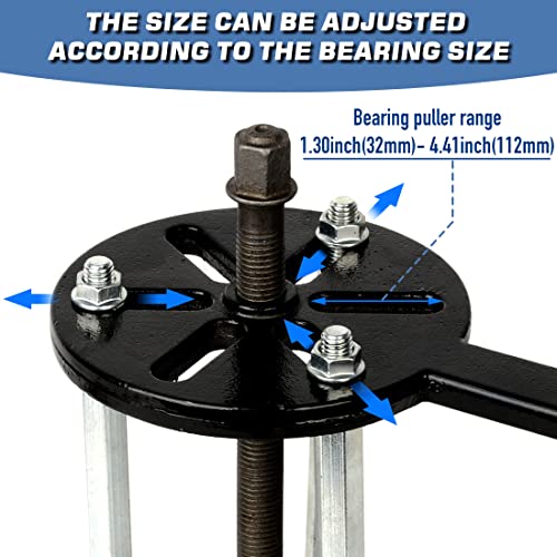 Z8 21 In 1 Bearing Puller Set Bearing Removal Tool 3 Jaw Puller Disassembly Inner Hole Removal Tool With Plastic Box #TOP4