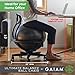 Gaiam Ultimate Balance Ball Chair - Premium Exercise Stability Yoga Ball Ergonomic Chair for Home and Office Desk with Reinforced Base, Air Pump, Exercise Guide, Black