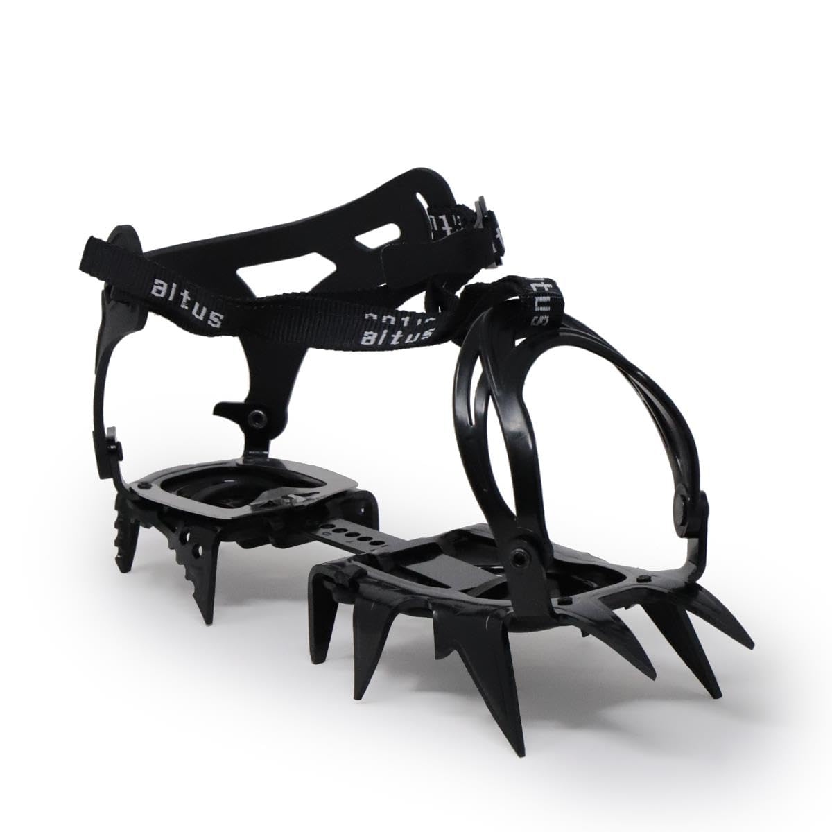 Posets | Altus | Crampon | Crampon à 12 Pointes | Crampon de Glace et Neige, Noir