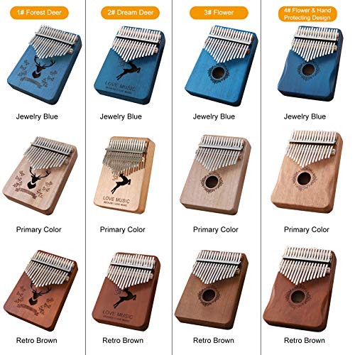 pedkit 17Keys Portable Thumb Piano Beginner Instrument Kalimba Finger Piano Mbira Pequenos brinquedo