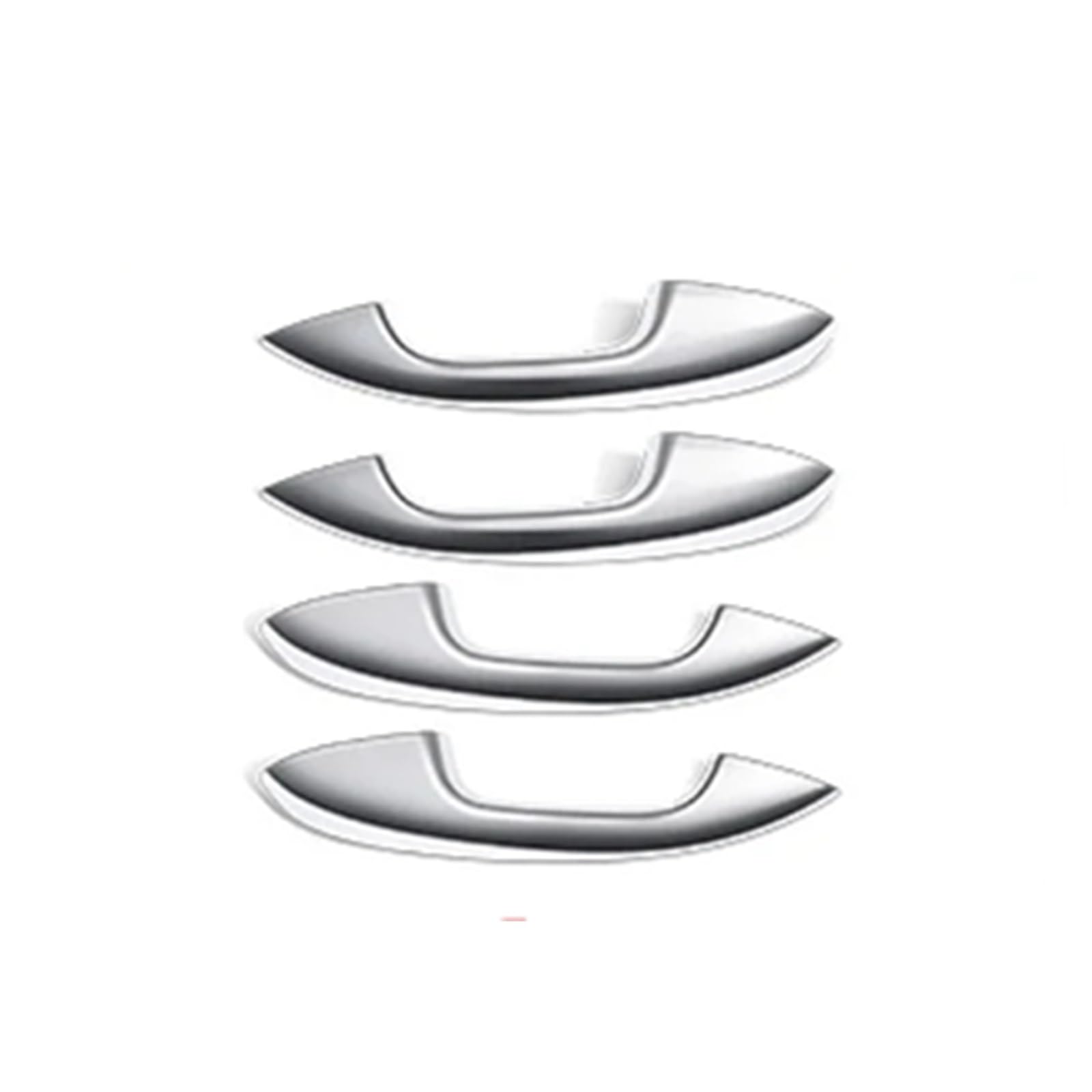 CFAYRLMS Door Pull Cover Compatible with Benz for GLE Class for GLS Class 2020 2021 2022 2023 Door Handle Cover Trim Cap Kit LHD Silver Chrome Exterior