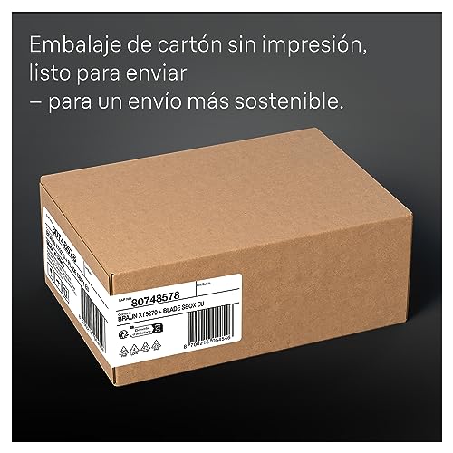 Braun Series X Recortadora de Barba, Afeitadora Eléctrica Hombre para Rostro Y Cuerpo, Máquina de afeitar, Cortapelos hombre, Peine Bidireccional, Cabezal Flexible, Resistente Al Agua, XT5270 - imagen 3