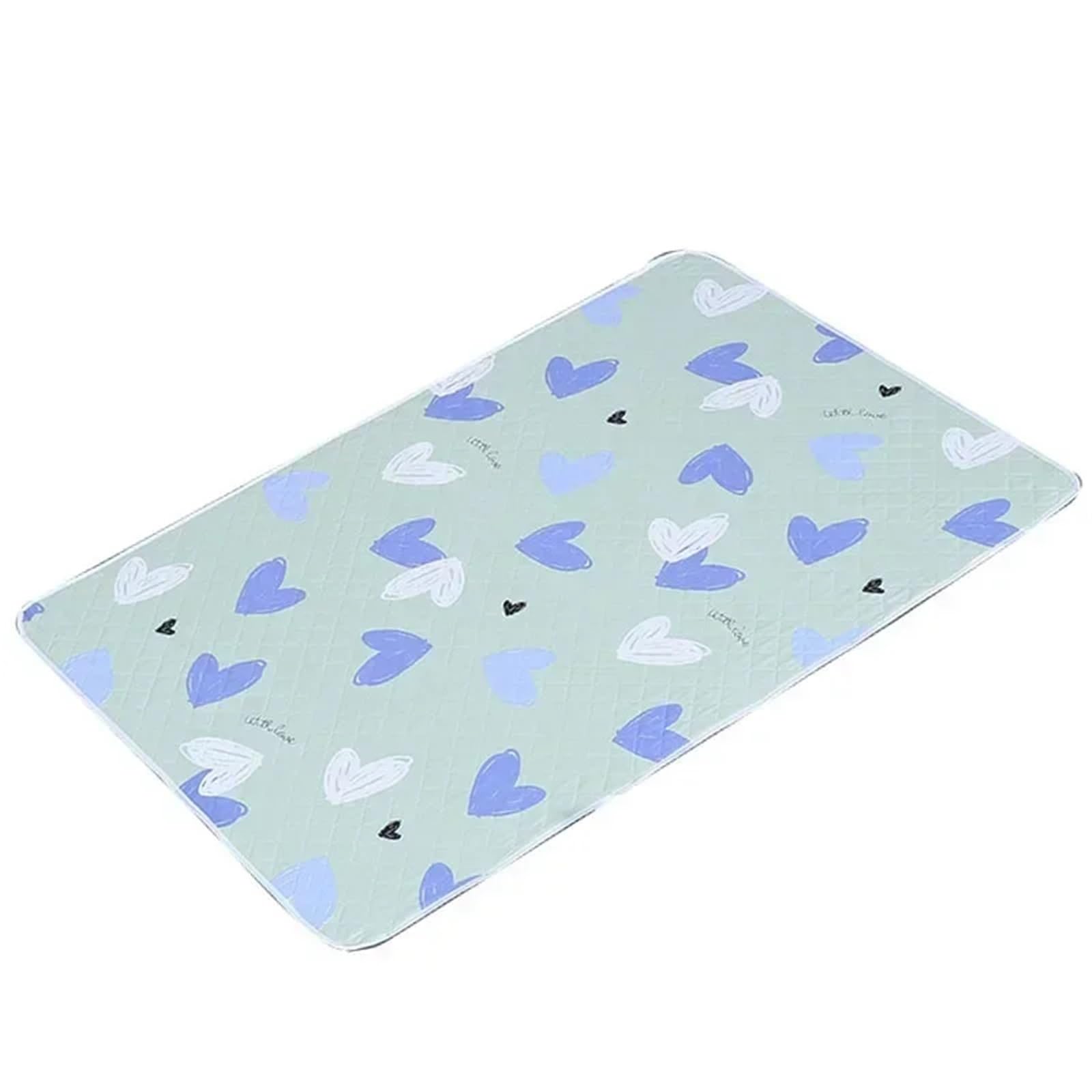 2PCS 50x70cm Waterproof Washable Mattress Urine Mat Cute Cartoon Bed Protector Diaper Bedding Pads Cloth for Bed(Color A)