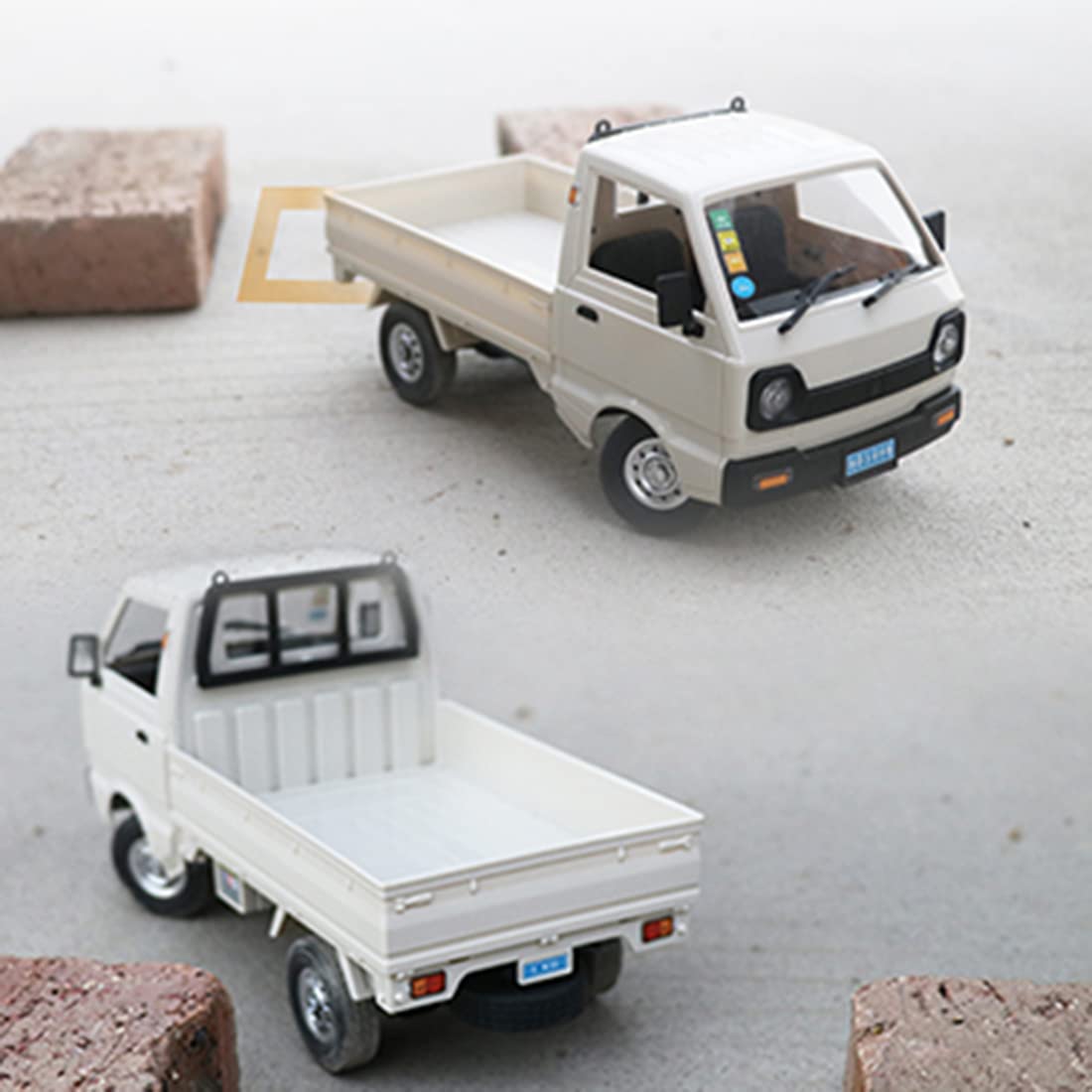 RC Furgone WPL D12mini 1/16 2,4 GHz fai da te RC Minivan doppia batteria