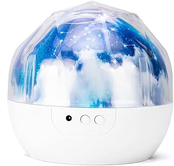 Starry Sky Night Light Planet Magic Projector Earth Universe LED Lamp Colorful Rotate Flashing Star Kids Baby