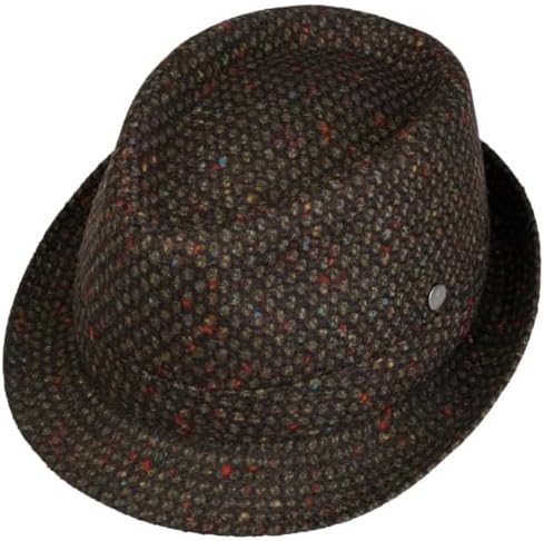 Lierys Kenvoca Trilby Wollen Hoed Heren - Made in Italy muzikantenhoed