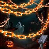 Guirnalda de luces solares para decoración de Halloween, casa