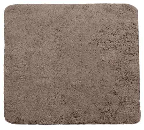 Brandsseller Badezimmerteppich 50x50 cm Badvorleger Badematte Badteppich...