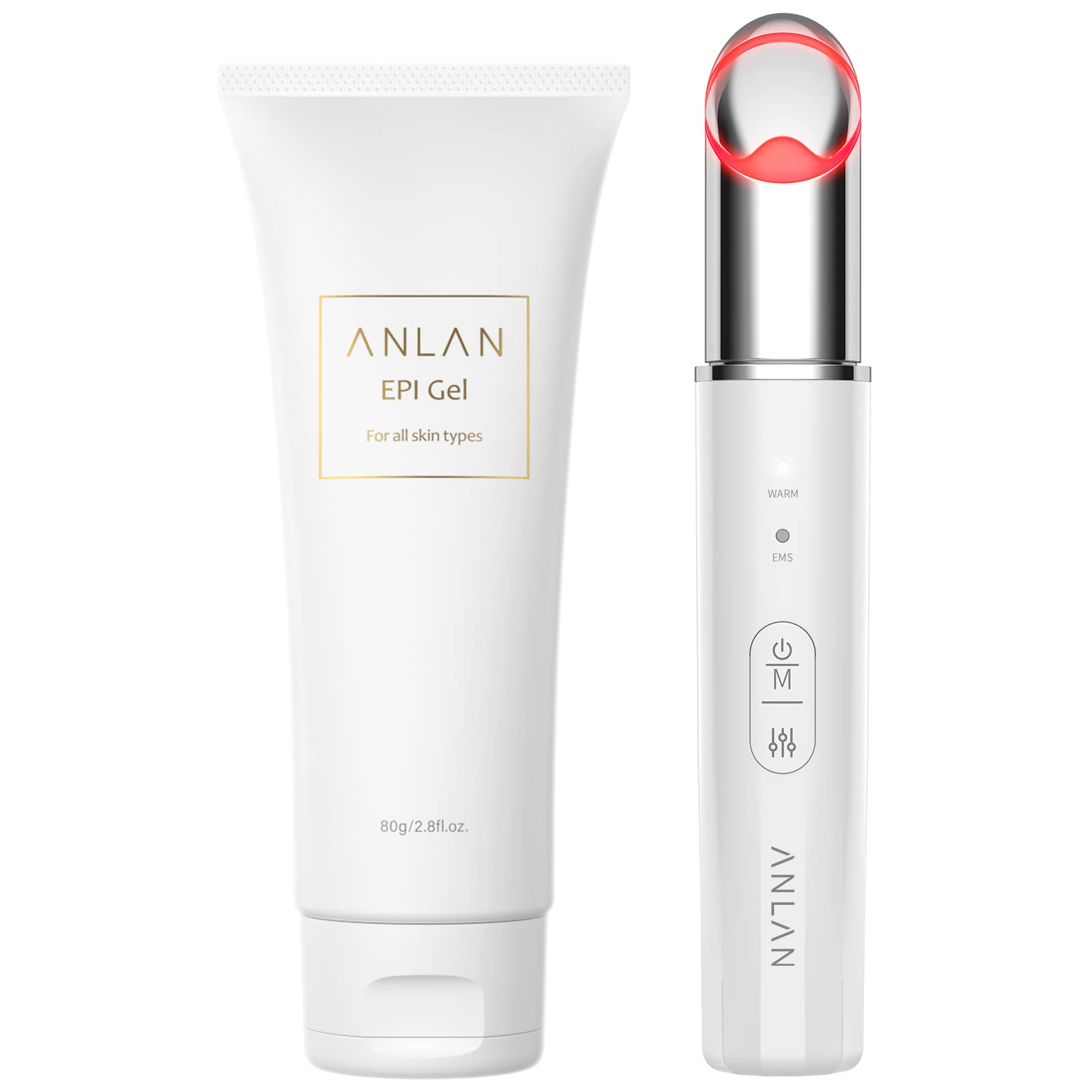Amazon.co.jp: 【目もと集中ケア】ANLAN EMS目元美顔器 ジェルセット 