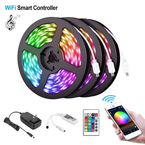 Preisvergleich Produktbild Suszian Beleuchtungsset,LED-Beleuchtungsstrei... Buntes LED-Beleuchtungsstreifen Flexibles LED-Beleuchtungsset mit Fernbedienung für die Raumdecke Schlafzimmer Schrank Dekoration Wohnraumbeleuchtu