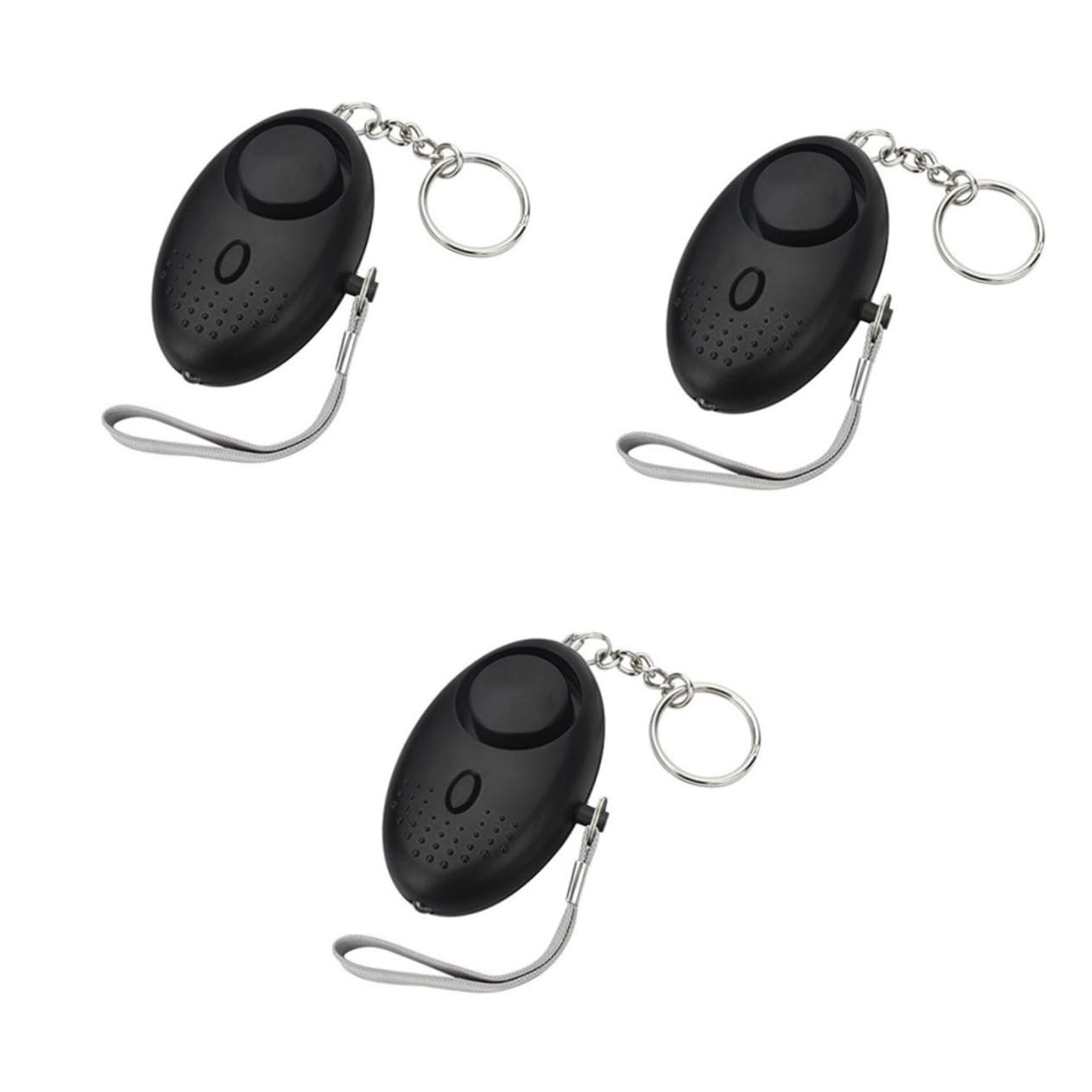 UPKOCH 6pièces Alarme De Sécurité Personnelle avec Lampe De Poche LED pour Femmes Garçon Fille Et Personnes Âgées Portable Et Pratique Noir