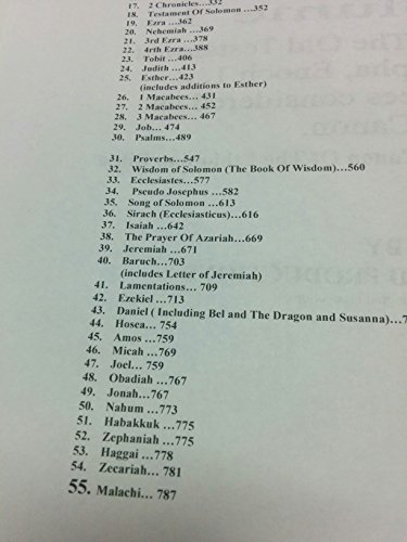 Holy Bible Ethiopic Version / Volume 1 Containing The Old Testament, Apocrypha, Enoch 1,2 And Jubilees Considered As Canon / Etiopina Bible Considered As Canon By The Ethiopic Church #TOP5