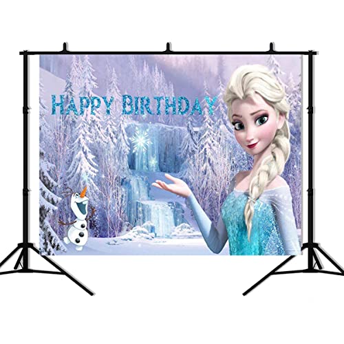 Frozen Fotografie Hintergrund Prinzessin Fotohintergrund, Geburtstag...