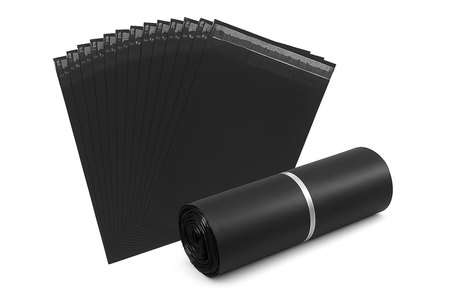 100 Pcs (6.5x9.5 inch) Sanitary Napkin Leakproof Disposal Bags | Feminine Hygiene Sealable Odor-Preventing Pad Bags for Panty Liners, Diapers, and Pads | Black