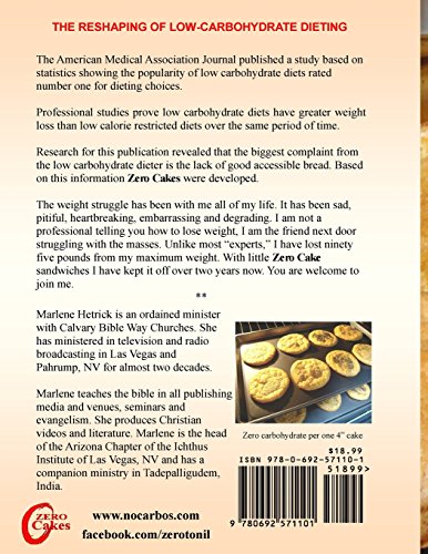 Zero Cakes: The No Carbohydrate Cookbook: 1