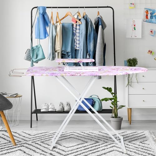 92 x 78 cm Folding Ironing Board, Space Saver Ironing Boards Medium, Lightweight Iron Board Rack Foldable Non Slip for Home, Household, Office, Bathroom - Image 4