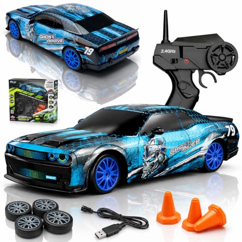 Image of TheLittleOnes 4x4 Rc Drifting Car - Rc Drift Cars High Speed Remote Control Drift Car 2.4GHz Remote Control Drift Stunt Off Road Cars 360 Rotation Toys For Kids & Adults Boys & Girls [Rush Drift Pro]