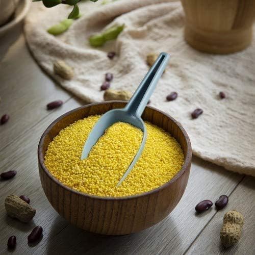 Image of Nesting 3pcs Multi-Purpose Plastic Shovel Scoop Set Measuring Scoops Kirana Shop, Grocery, Kitchen Bar, Grains, Sugar, Atta, Rice, Masala, Powder, Dry Food, Container Set Multicolour