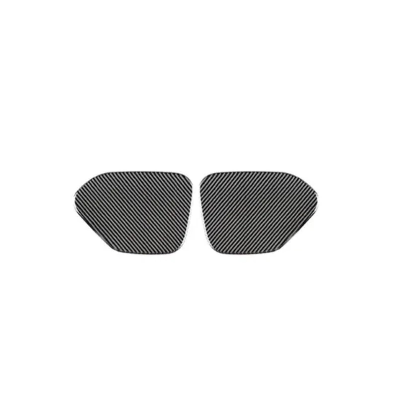 VNHLOTVJL Car Interior Decoration Protection Sticker Compatible for Porsche Taycan 2019-2024 Soft Carbon Fiber Auto Interior Accessories