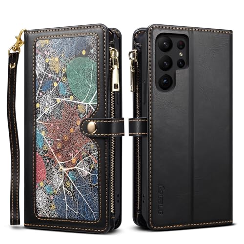 Étui pour Google Pixel 7A noir étui de rangement élégant en cuir avec porte-carte